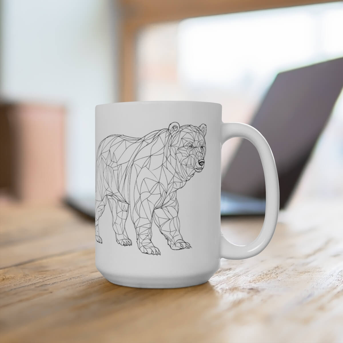 15oz mug bear design