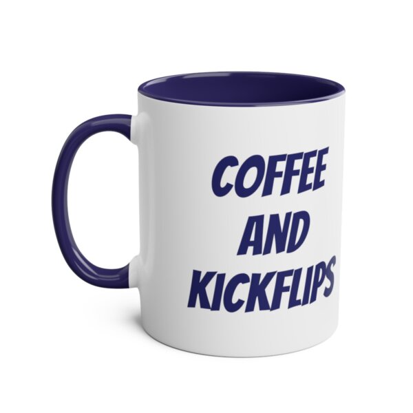 Personalized Skateboarding Two-Tone Coffee Mugs, 11oz - Image 32