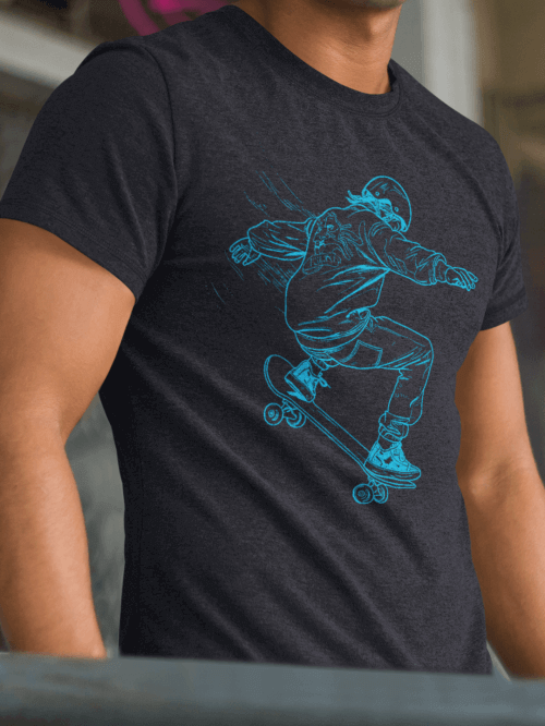 skateboarding t shirt