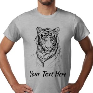 Custom tiger t shirt