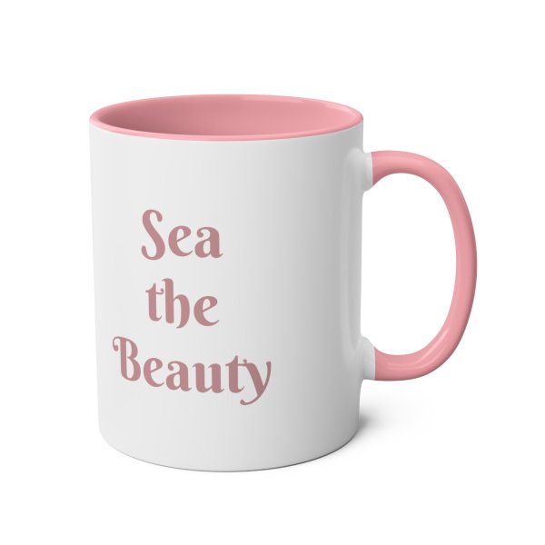 Personalized Whale Two-Tone Coffee Mugs, 11oz - Image 14