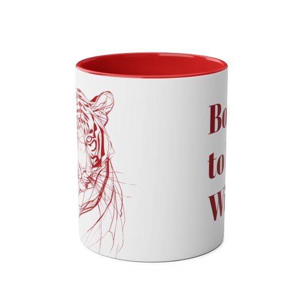 Personalized Tiger Two-Tone Coffee Mugs, 11oz - Image 21