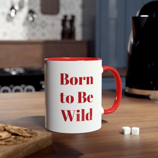 Personalized Tiger Two-Tone Coffee Mugs, 11oz - Image 30