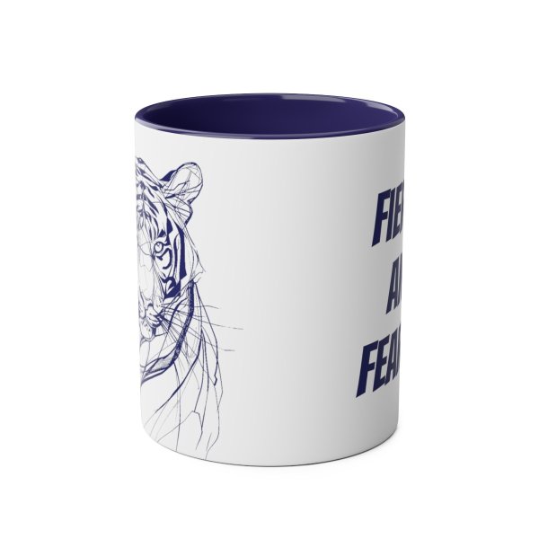 Personalized Tiger Two-Tone Coffee Mugs, 11oz - Image 31