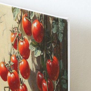 Impressionist Cherry Tomatoes Art Canvas Mounted Print