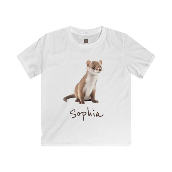 Stoat Kids Tee - Customizable with Name/Text - Image 2