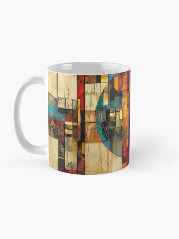 Colourful Contemporary Abstract Art mug