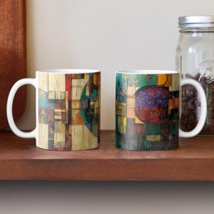 Colourful Contemporary Abstract Art mug