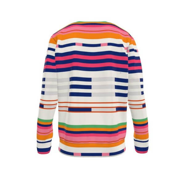 Women Stripes Sweatshirt Sweater