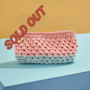 Handmade Crochet Zipper Pouch