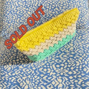 Handmade Zipper Crochet Pouch