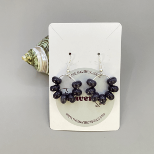 Handmade Amethyst Gemstone Hoop Earrings – 925 Sterling Silver Hooks | February Birthstone Jewelry | Gift Wrapped with Custom Message