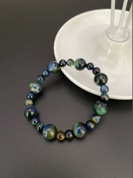 Tourmaline Crystal Bracelet: Protection, grounding, balance, creativity & focus, self-confidence (Copy)