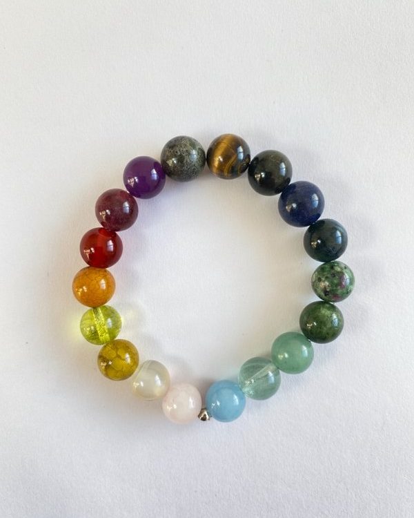 Fancy Agate Crystal Bracelet: Protection, grounding, balance (Copy)