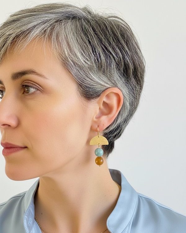 Tourmaline Earrings: Vitality, growth, communication, creativity and intellect