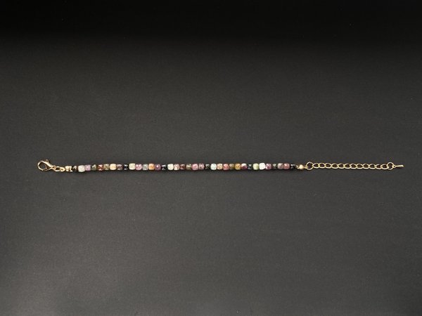 Dainty Rainbow Tourmaline Bracelet SERAPH - Image 3